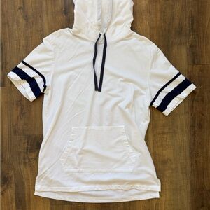 White Hoodie T-Shirt